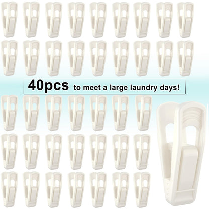 Hanger Clips for Velvet Hangers (40 Count)