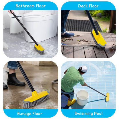 Deck Brush with Long Handle