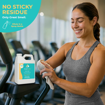 SwaytAway Fitness Mat Cleaner Concentrate Fresh Mint (32 Fl Oz)