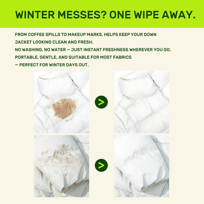 Stain Remover Wipes for Clothes & Fabric (50 Count)