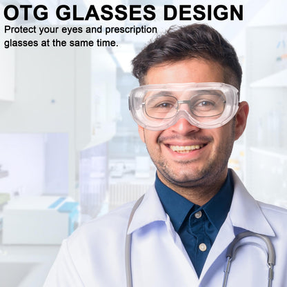 6 Pack Protective Safety Goggles Anti (6 Count)