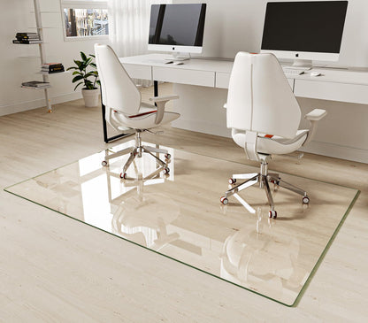 Tempered Glass Chair Mat 72"x48"