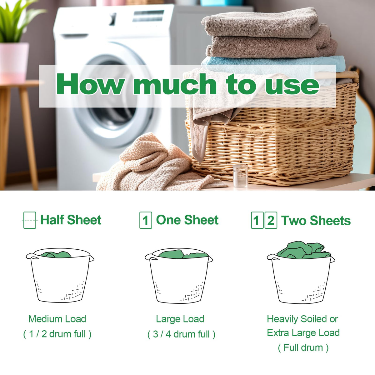Laundry Detergent Sheet (60 Count)