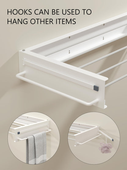 Wall Mounted Clothes Drying Rack