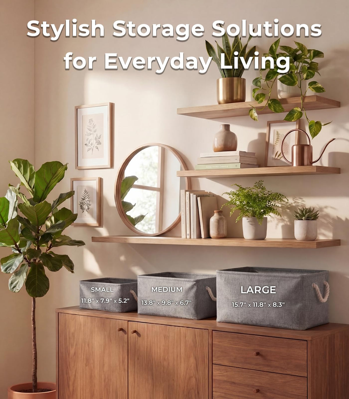 Storage Bins for Shelves