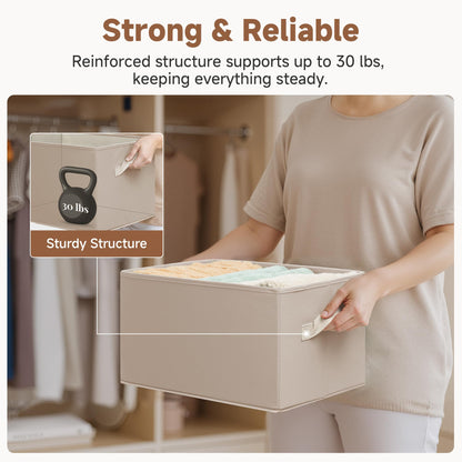 Closet Storage Bins (3 Count)