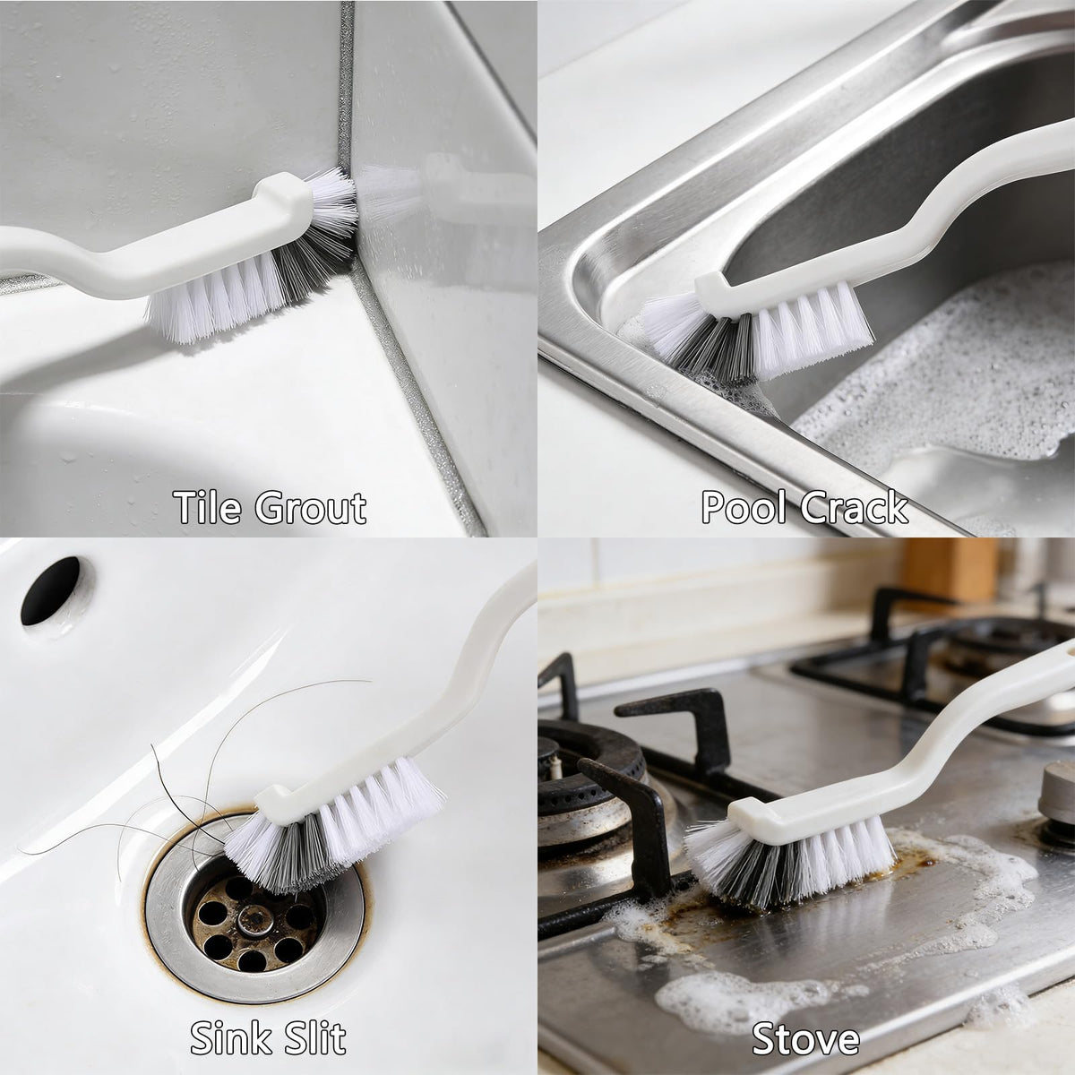 Crevice Cleaning Brush Tool (6 Count)
