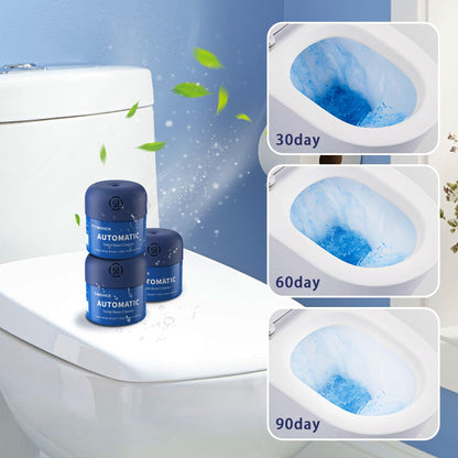 Automatic Toilet Bowl Cleaner 3 Bottles Eucalyptus Long lasting (21.2 Fl Oz)