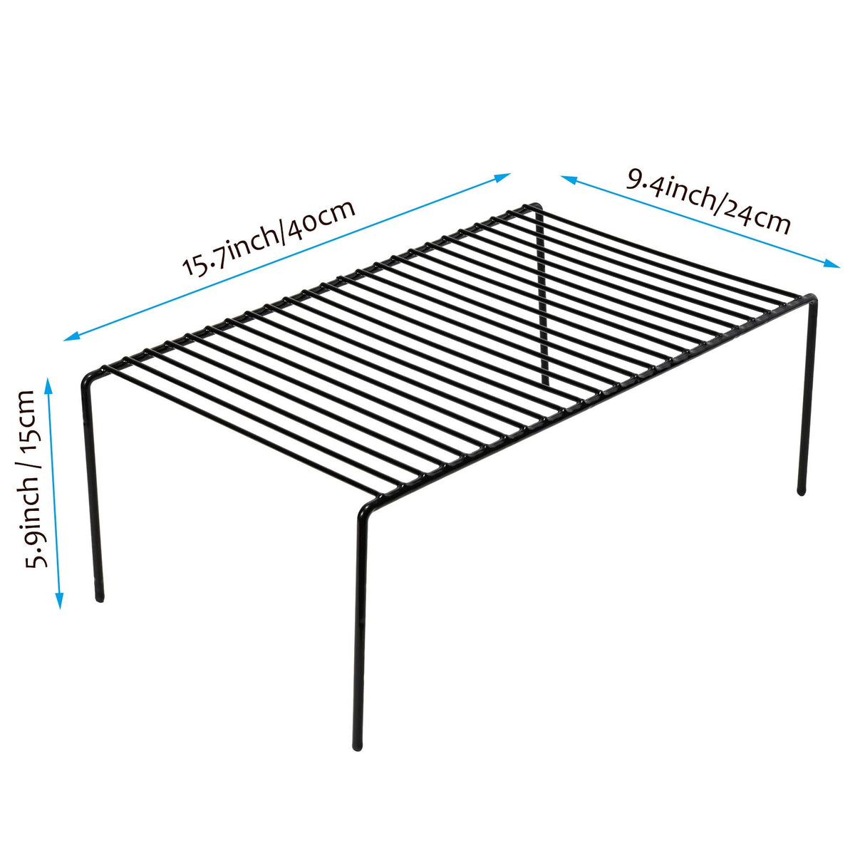 Kitchen Cabinet Shelf Organizer Set of 2 (4 Count)