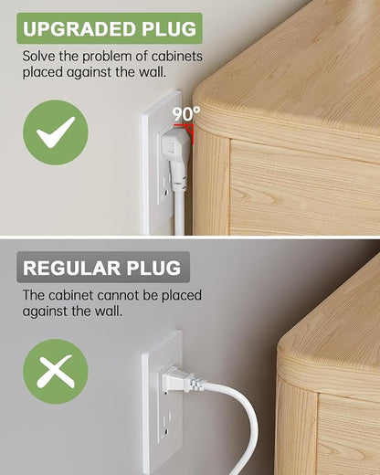 in Wall Cable Management Kit, Cord Hider for Wall Mounted TV with Triple Outlet, 6.5FT Power Cable and 6.2FT Extension Cable, 20A TV Wire Hider for Wall
