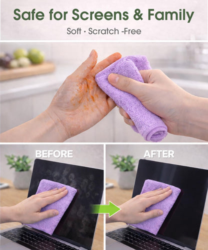 Microfiber Cleaning Cloth Roll (100 Count)