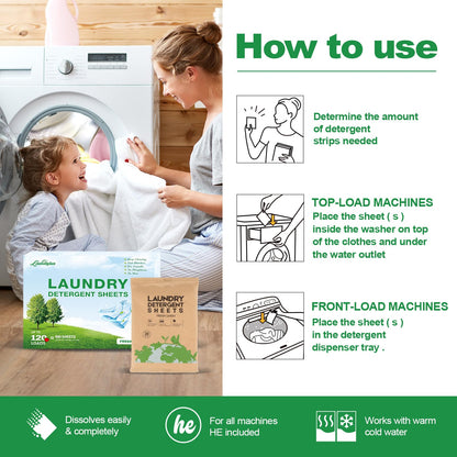 Laundry Detergent Sheet (60 Count)