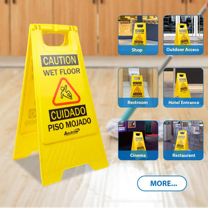 Caution Wet Floor Sign (2 Count)