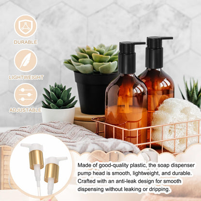 4 Pcs Soap Dispenser Pump Heads (4 Count)
