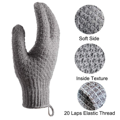 Bath Exfoliating Gloves (4 Count)