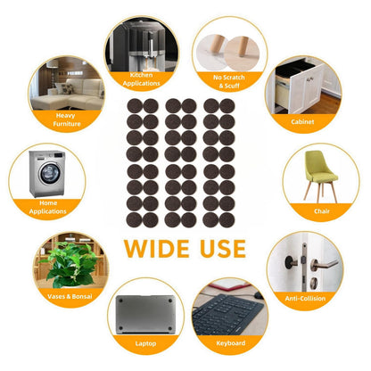 Felt Furniture Pads for Hardwood Floors (129 Count)