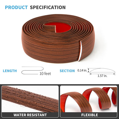 10 ft Vinyl Floor Transition Strip (10 Foot)