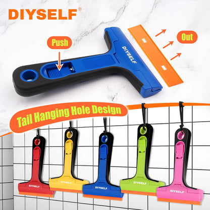 Plastic Glass Scraper Tool with 5 Pcs 4