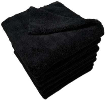 Plush Edgeless Microfiber Towel for Car (6 Count)