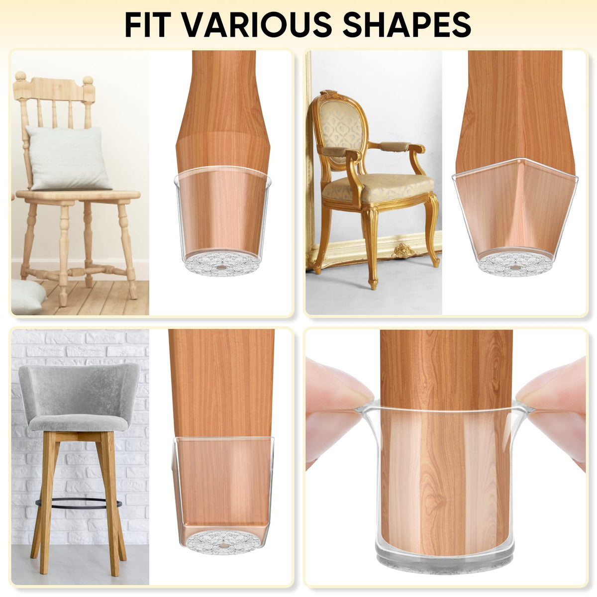 Silicone Chair Leg Floor Protectors