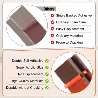 Floor Transition Strip Self Adhesive Vinyl Door Threshold Strip (3.3 Foot)