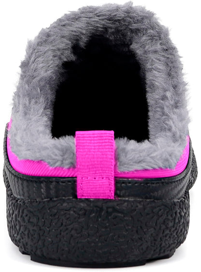 Womens Mens House Slippers Outdoor Winter Shoes Purple