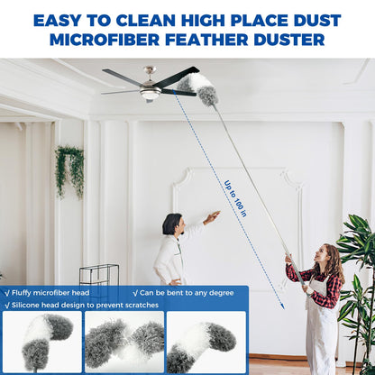 4 Pcs Dusters for Cleaning