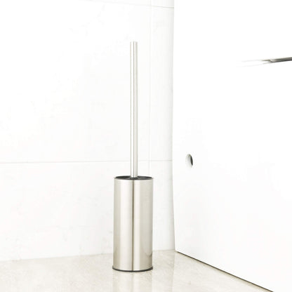 Toilet Brush Holder Brushed Nickel