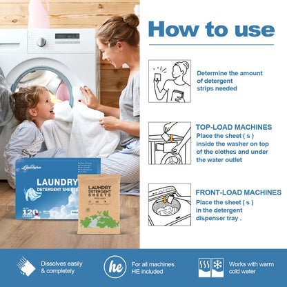 Laundry Detergent Sheet (60 Count)