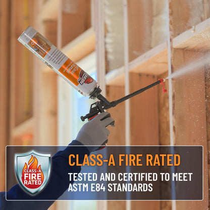 Fastcoat Fire Rated Spray Foam Insulation Kit Closed Cell in a Can 120 sq ft (12 Count)