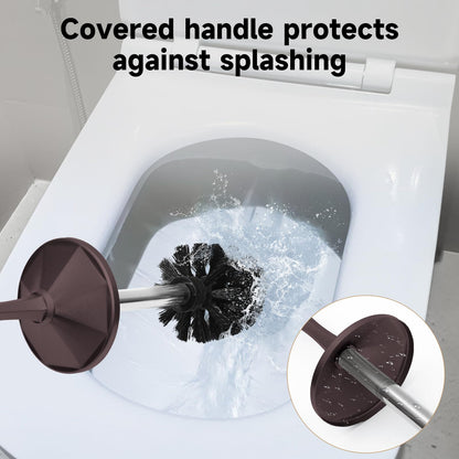 Bronze Toilet Brush and Holder (30 Ounce)