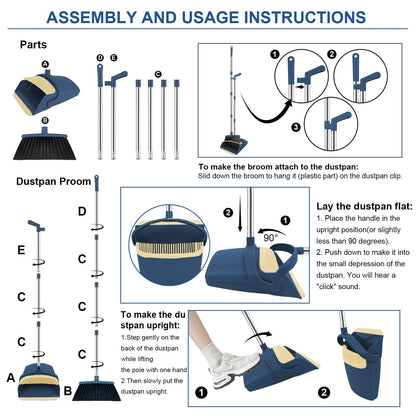 Broom and Dustpan Set