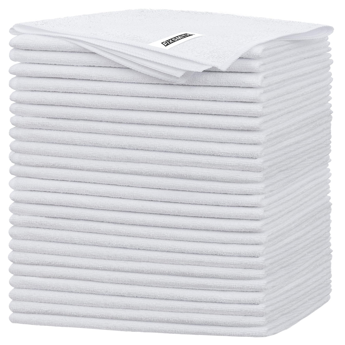 White Microfiber Cleaning Cloth (24 Count)