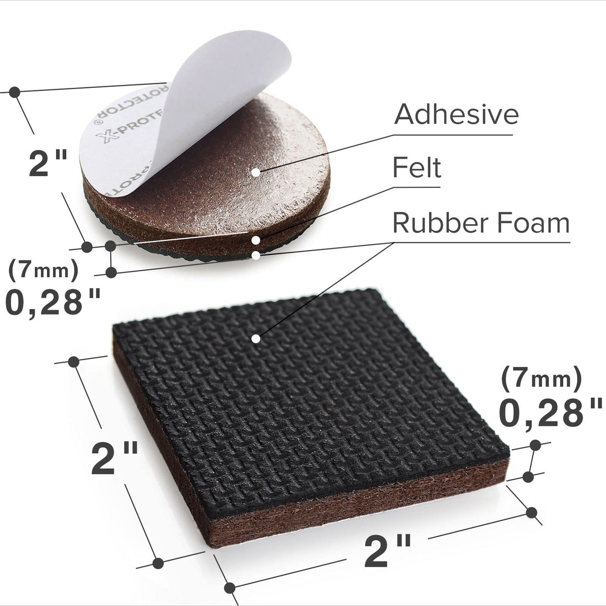 16 PCS 2" Non (16 Count)