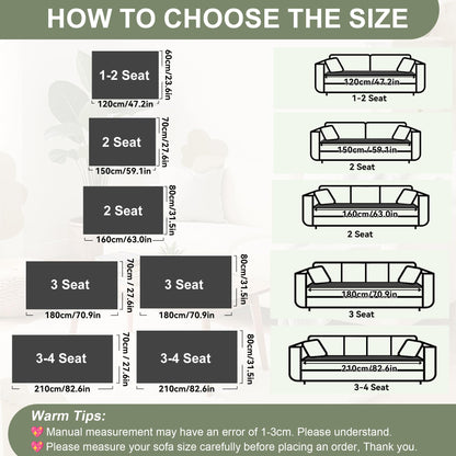 Washable Couch Covers for 3 Cushion Sofa Non Slip Pet Dog Sofa Cover (9 Ounce)