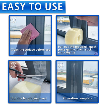 Transparent Window Weather Sealing Tape for Winter