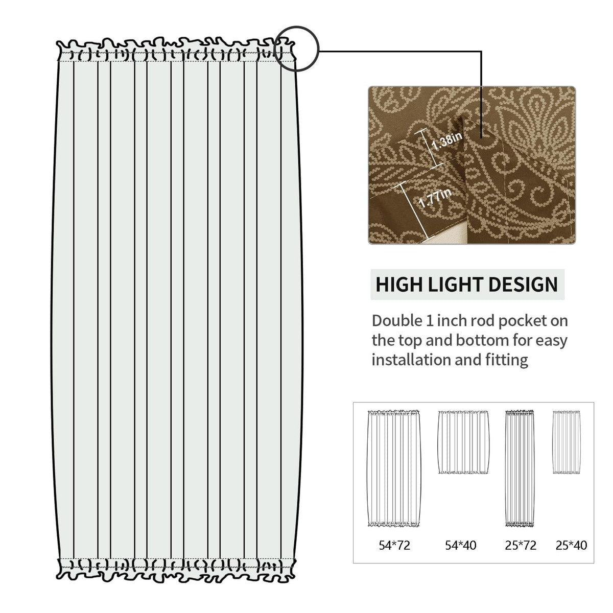 French Door Curtains