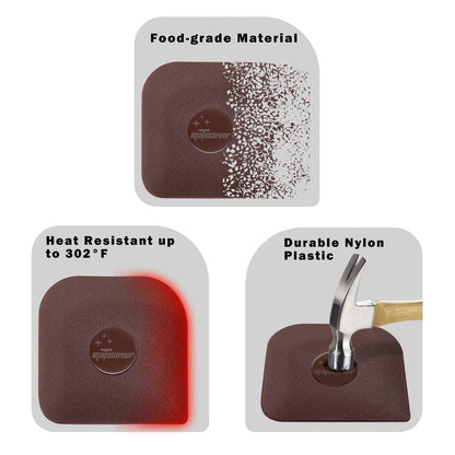 Pan Scraper 5 Pcs Pot & Dish Scraper Plastic (5 Count)
