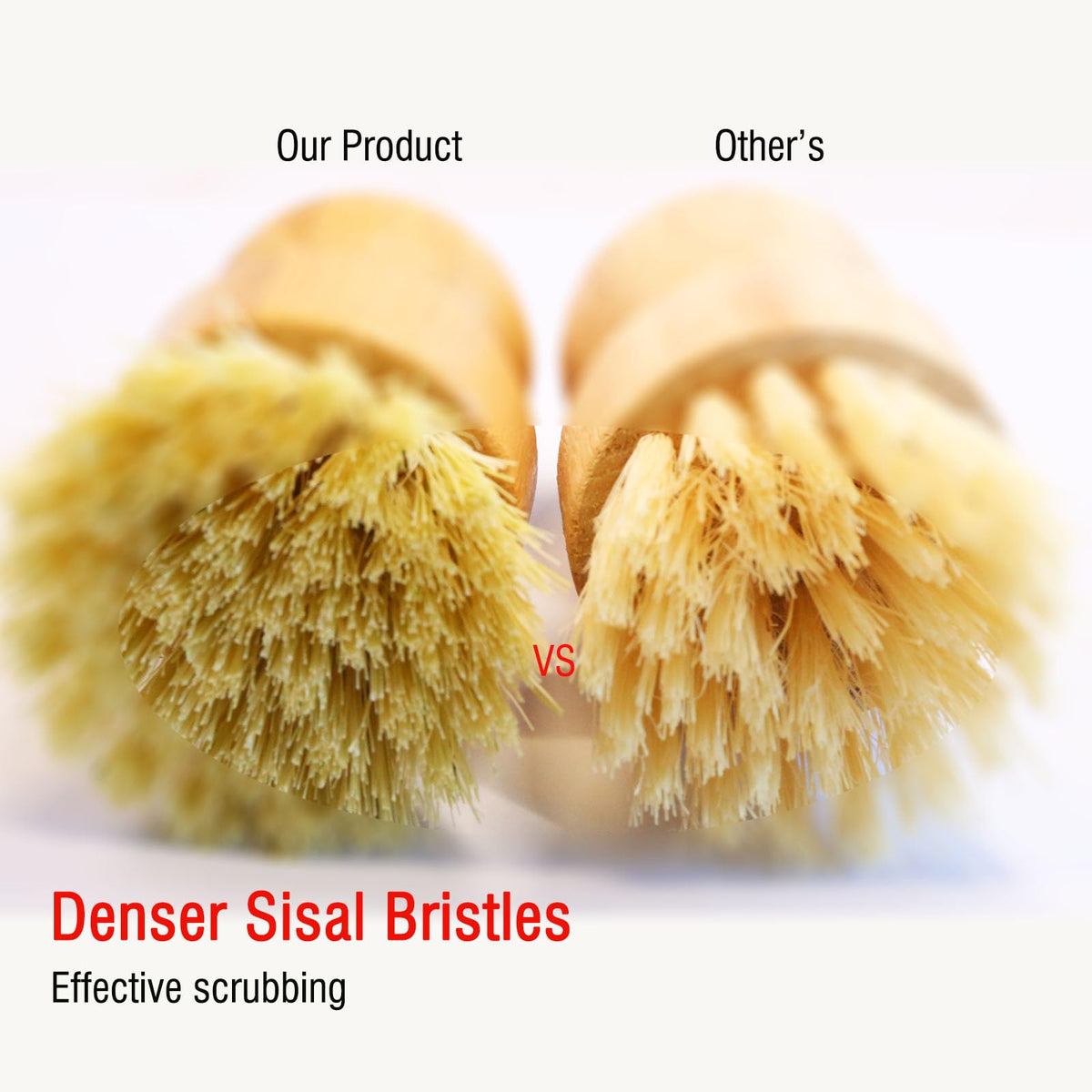 Bamboo Vegetable Brush (2 Count)