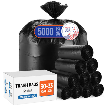 30 33 Gallon Trash Bags (5000 Count)