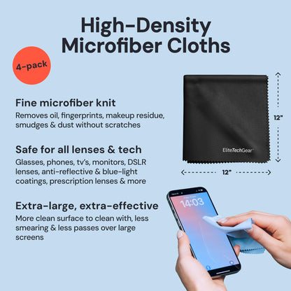 Microfiber Cleaning Cloth (4 Count)