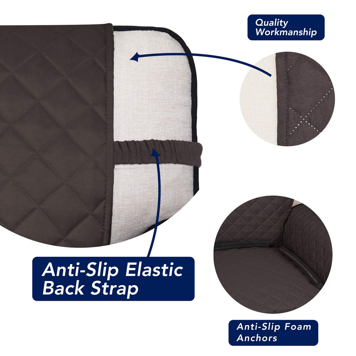 Reversible Quilted Sofa Cover Dog Couch Covers for Sofa