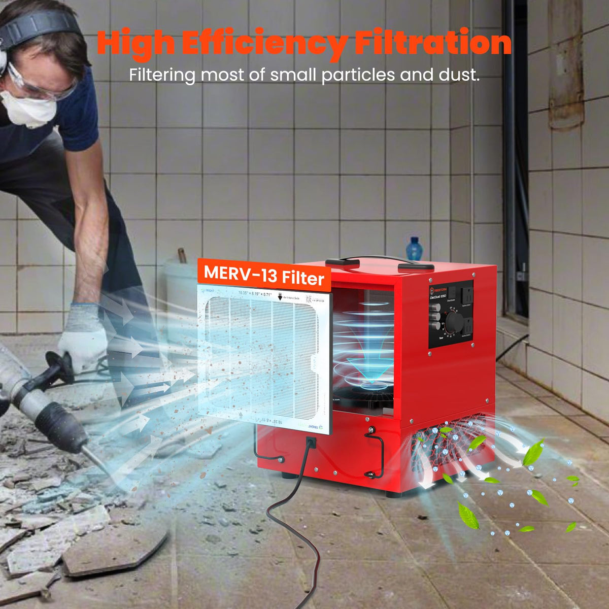 Tabletop Dust Collector with Dual