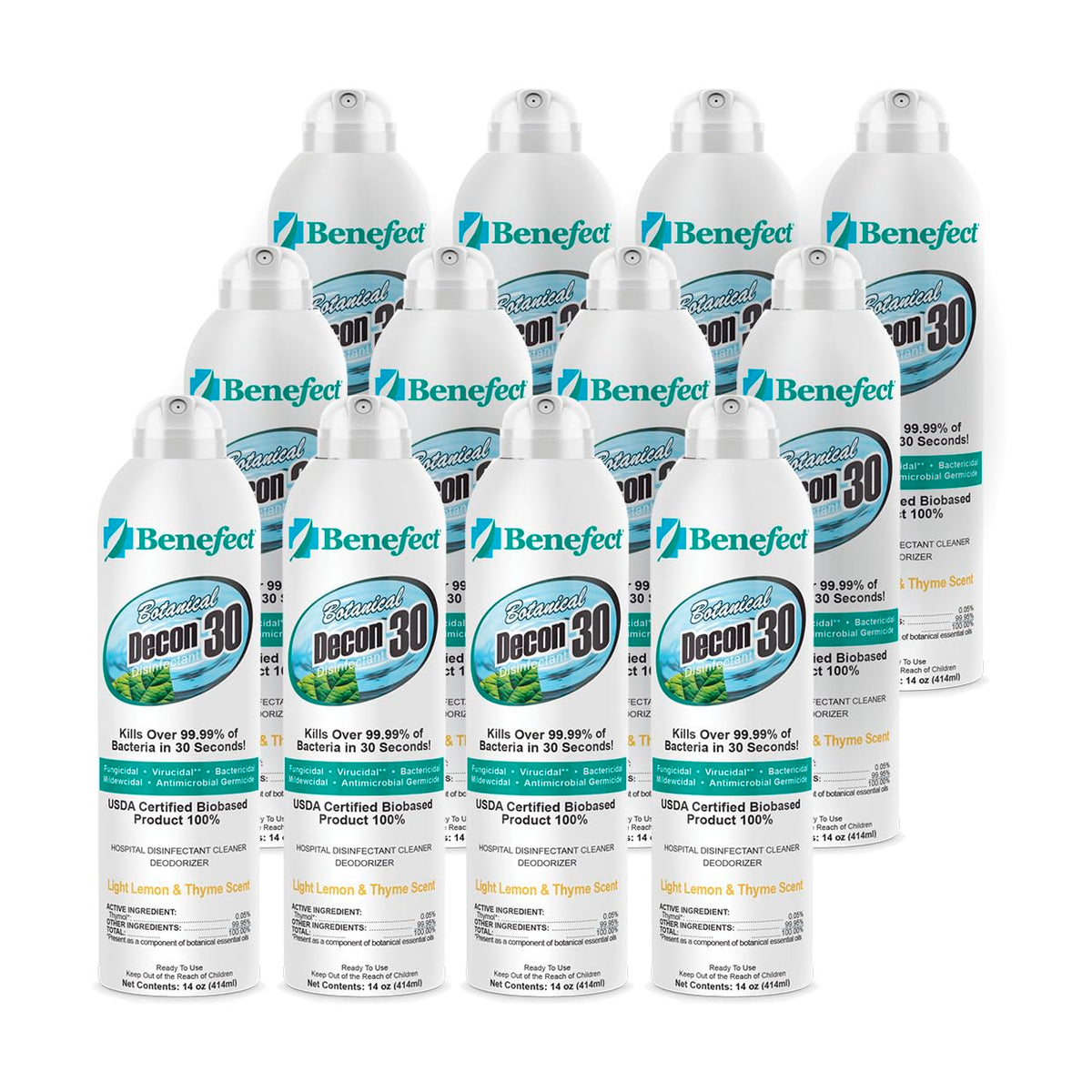 Botanical Decon 30 Disinfectant Cleaner (12 Count)