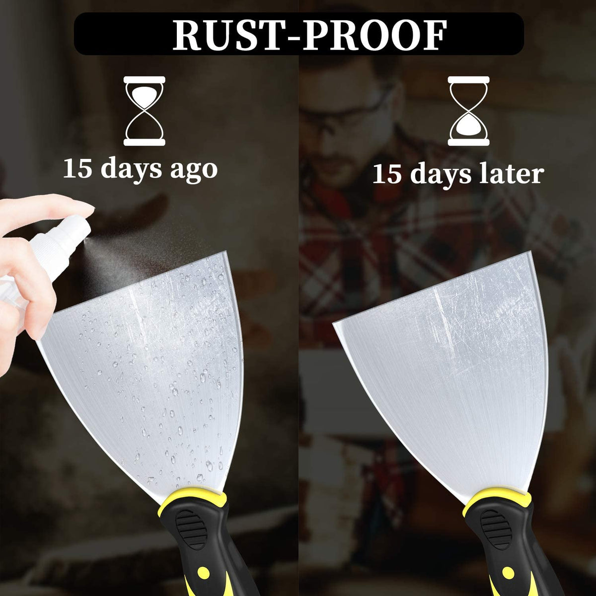 Putty Knife Scrapers (4 Count)