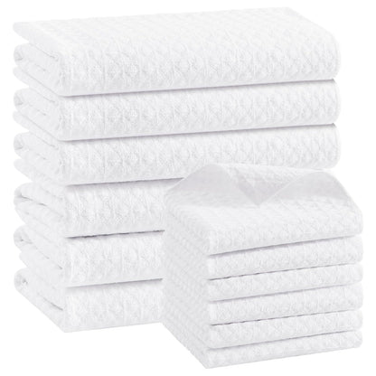 Microfiber Kitchen Towels and Dishcloths Sets (12 Count)