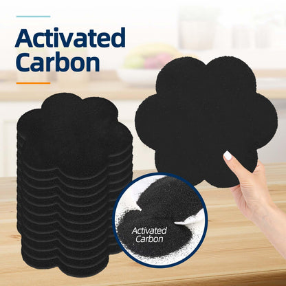 12pcs Trash Can Odor Absorbing Filters (12 Count)