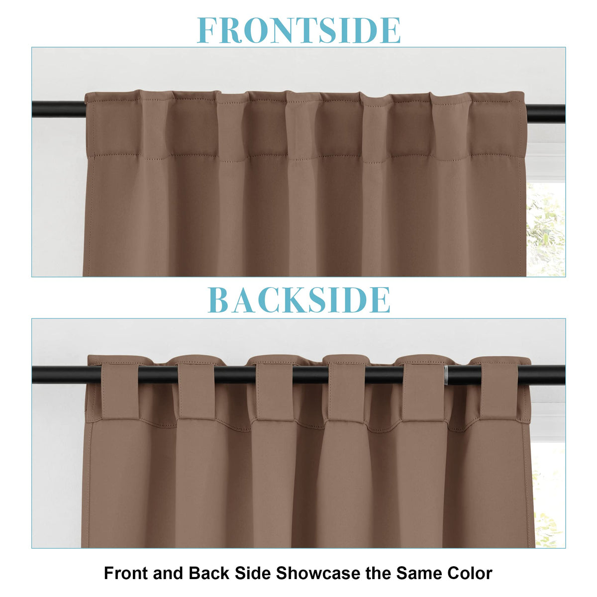 Short Blackout Curtains (2 Count)