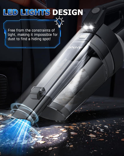 Handheld Vacuum Cleaner Cordless Rechargeable 16000PA for Car Home