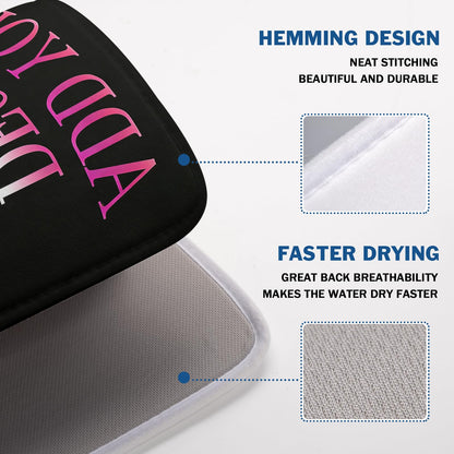 Custom Personalized Dish Drying Mat 18x24 Inch Customized Drying Mats with Picture Text for Kitchen Counter Custom Image Microfiber Absorbent Dishes Pad for Travel Festivals Family Memories Home Decor